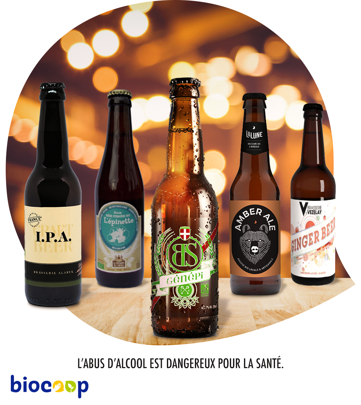 Bières artisanales Biocoop