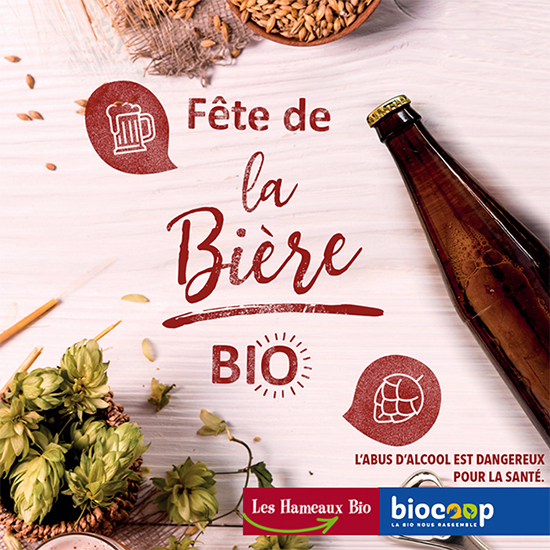 Affiche fête de la bière biocoop